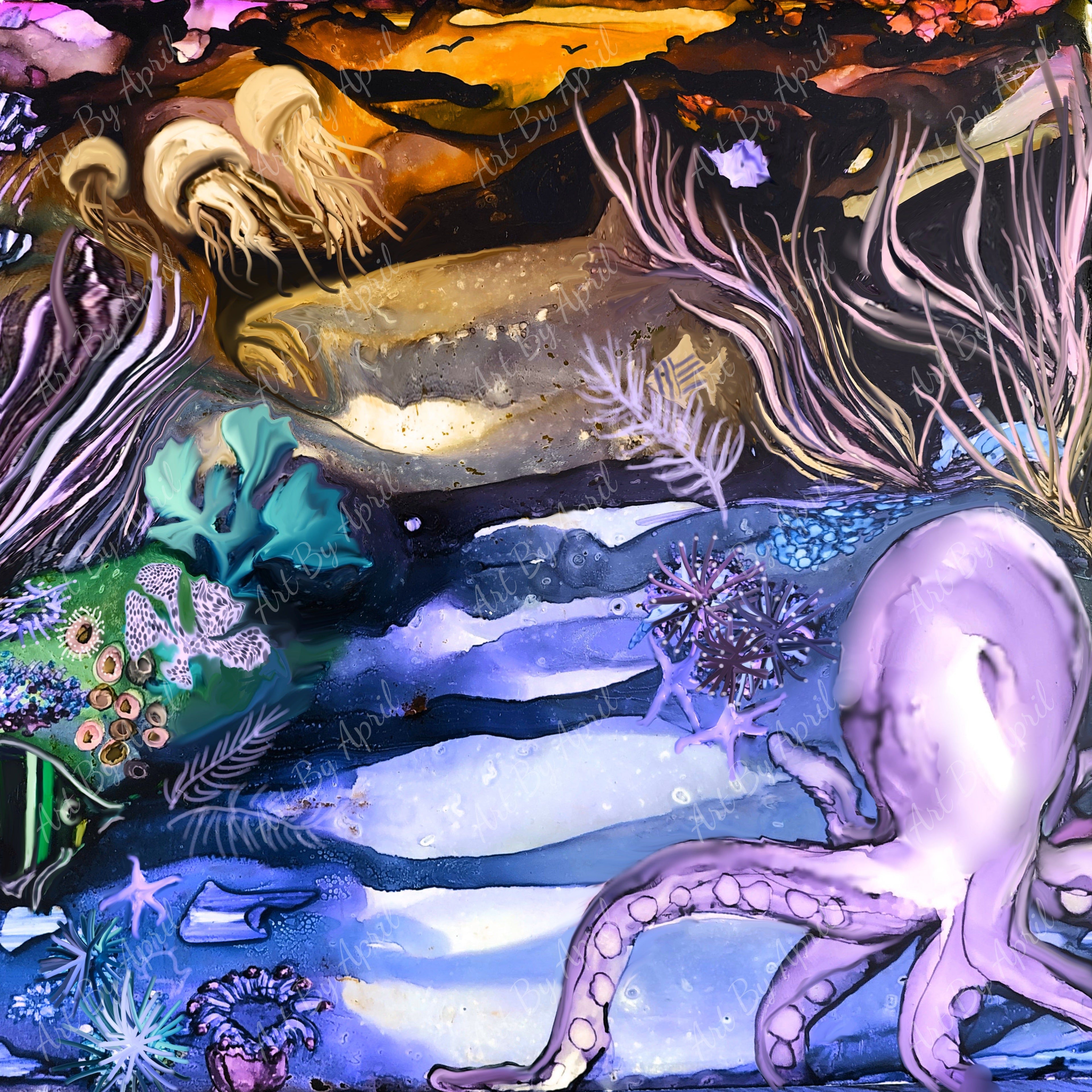 Purple Octopus Garden