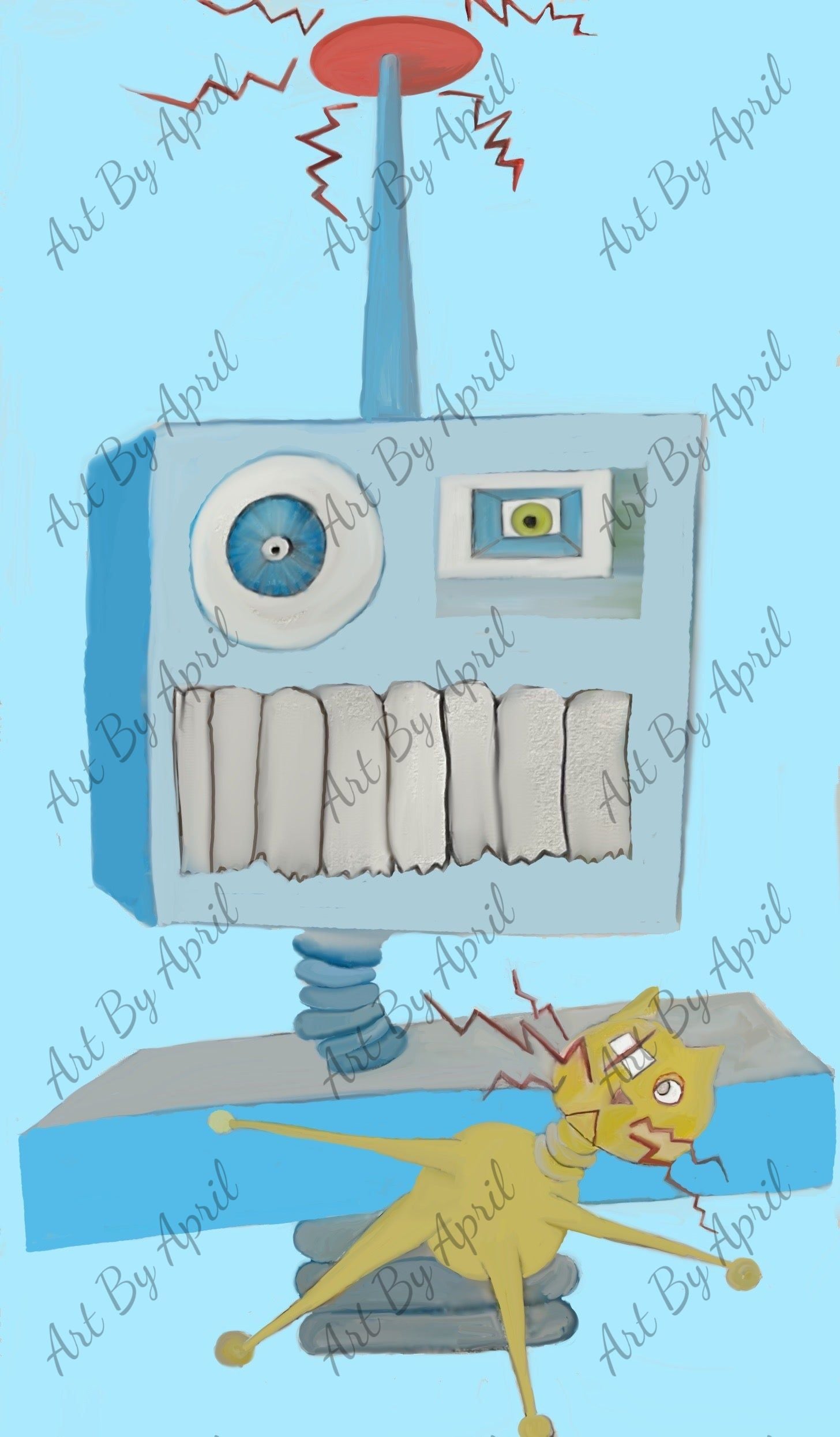 Robo with kitty