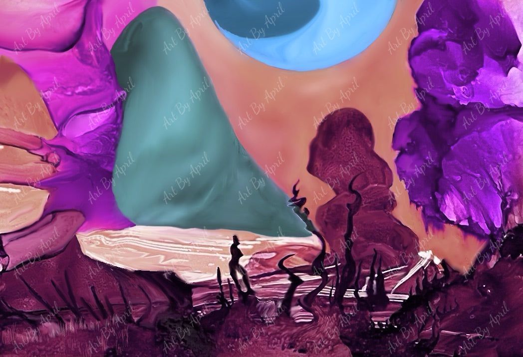 Emerging in browns and purple